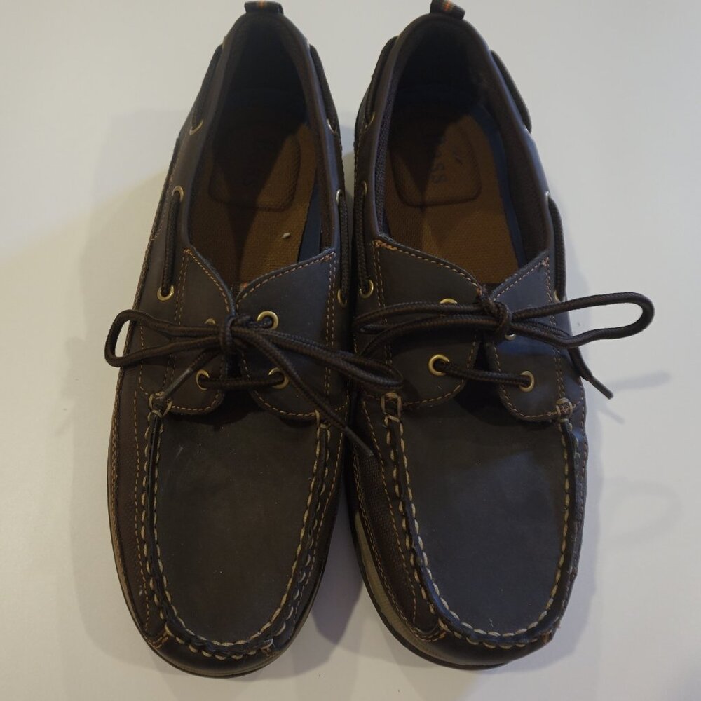 Bass Leather Mens Tie loafer